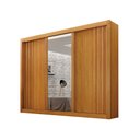 Ver imagem 6 de Guarda Roupa Casal 100% Mdf 3 Portas Correr com Espelho e 4 Gavetas Milano Leifer