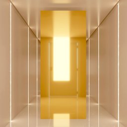 Revestimento Efeito Metálico Liso Dourado Interno/externo 2,90m X 1,22cm - 1