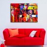 Quadro em Tela Canvas Abstrato Cores Movimento - 0,4 x 0,3m - 1