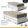 Cama Box com Colchão de Molas Ensacadas Ortobom Airtech Springpocket + Auxiliar Unique Solteiro 88cm - 5