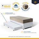 Ver imagem 4 de Cama Box com Colchão de Molas Ensacadas Ortobom Airtech Springpocket + Auxiliar Unique Solteiro 88cm