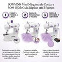 Ver imagem 3 de Mini Máquina de Costura Elétrica Portátil - Bom-1505 - Bomvink Mini Máquina de Costura Elétrica Port