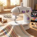 Ver imagem 4 de Mini Máquina de Costura Elétrica Portátil - Bom-1505 - Bomvink Mini Máquina de Costura Elétrica Port