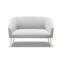 Ver imagem 7 de Namoradeira 02 Lugares Stella Suede Natural Cinza