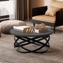 Ver imagem 1 de Mesa De Centro Pequena Industrial Onix Fosco 8045 JB Bechara