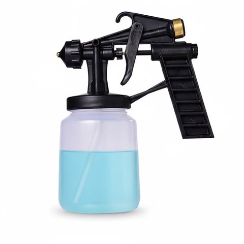 Pistola de Pintura Ar Direto 600ml 40 Psi 1/4 Ntp Profissional Residencial Retoques Automotivos Made