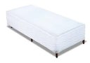 Ver imagem 1 de Cama (Box Solteiro+Colchão Mola) 88×188×26 Sintético Branco