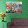 Quadro em Tela Canvas Pequena Vila - 0,40 x 0,30m - 1
