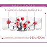 Quadro Decorativo De Parede Tulipa 02 G5 Peças - 3
