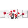 Quadro Decorativo De Parede Tulipa 02 G5 Peças - 1