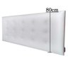 Cabeceira Cama Casal 140 x 80 Botonê 15 Corino Branco - 2