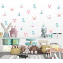 Ver imagem 1 de Adesivo de Parede Borboletas Aquarela Tons Pastéis
