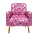 Ver imagem 1 de Poltrona Nina Infantil Suede Estampado - Dominic Decor