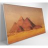 Quadro Pintura Pirâmides - 60x40 cm - Tecido Canvas - 4