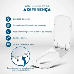 Assento Sanitário Tivoli Verde Claro para vaso Ideal Standard - 3