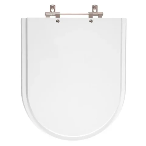 Assento Sanitário Poliester Coimbra Branco para vaso Luzarte Estrela
