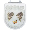 Ver imagem 1 de Assento Sanitário Poliester Decorado Borboleta Etna para vaso Icasa