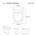 Ver imagem 5 de Assento Sanitário Belle Epoque Creme Para Louça Deca