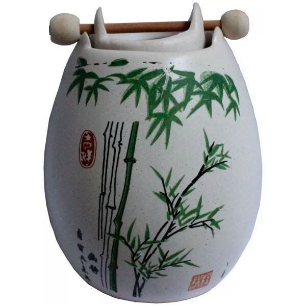 Difusor Aromático Oriental Bamboo em Cerâmica - 1