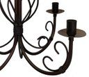 Ver imagem 5 de Luminária Pendente de Ferro Artesanal Decorativo para Quarto Moderno - Verniz