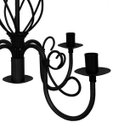 Ver imagem 5 de Lustre Moderno Decorativo para Sala de Jantar Iluminação Interna - Preto