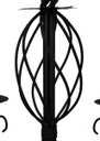 Ver imagem 5 de Luminária Pendente de Ferro Artesanal Decorativo para Quarto Moderno - Preto