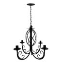 Ver imagem 6 de Luminária Pendente de Ferro Artesanal Decorativo para Quarto Moderno - Preto