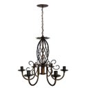 Ver imagem 5 de Lustre de Metal com Espiral para Sala de Jantar Iluminação Interna - Verniz