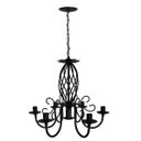 Ver imagem 6 de Lustre de Metal com Espiral para Sala de Jantar Iluminação Interna - Preto
