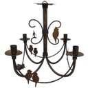 Ver imagem 1 de Pendente Decorativo de Passaros Coloridos para Sala de Jantar - Verniz