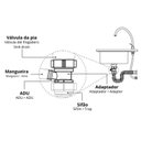 Ver imagem 4 de Adaptador para Máquina de Lavar Louça Astra Branco