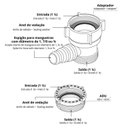 Ver imagem 3 de Adaptador para Máquina de Lavar Louça Astra Branco