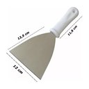Ver imagem 3 de Espatula Reta 5 Inox Original Chapa Lanche Chapeiro Cozinha