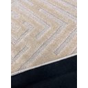 Ver imagem 5 de Tapete Realce Eden 3d Alto Relevo 200x250 Cm Creme Marfim