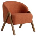 Ver imagem 1 de Poltrona Decorativa Iris Pes Madeira Linho Color Trend Tca 303 Moll
