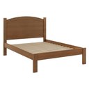 Ver imagem 1 de Cama Casal 140cm Madeira Maciça Lone Castanho F07 - Mpozenato