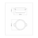 Ver imagem 4 de Caçarola Rasa Tramontina Professional em Aço Inox com Fundo Triplo sem Tampa 40 Cm 23 L