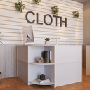 Ver imagem 4 de Balcão Caixa Em L 100% MDF Modelo New 134+134x95x45 cm Comac Branco