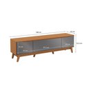 Ver imagem 3 de Rack Kappesberg 3 Portas Canela/chumbo 180cm