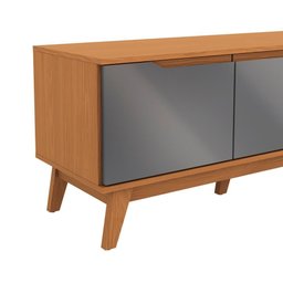 Rack Kappesberg 3 Portas Canela/chumbo 180cm - 5