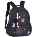 Ver imagem 1 de Mochila Escolar de Costas Rebecca Bonbon Juvenil Rb24548 Preto