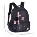 Ver imagem 2 de Mochila Escolar de Costas Rebecca Bonbon Juvenil Rb24548 Preto
