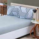 Ver imagem 2 de Jogo de Cama Lençol Sonho Bom Casal em Malha Algodão - Cinza