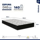 Ver imagem 4 de Cama Box Solteiro Marrom + Colchão Casal de Espuma D45 - Ortobom - Airtech 150 58x88x188cm