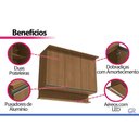 Ver imagem 5 de Armário Aéreo Modulado 3 Portas 120cm Liga Canela Kappesberg