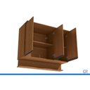 Ver imagem 4 de Armário Aéreo Modulado 3 Portas 120cm Liga Canela Kappesberg