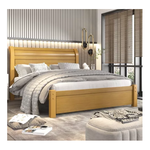 Cama Casal 187 100% Mdf Cinamomo - Móveis Valverde