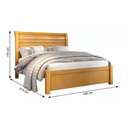 Ver imagem 2 de Cama Casal 187 100% Mdf Cinamomo - Móveis Valverde