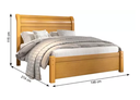 Ver imagem 2 de Cama Casal 187 100% Mdf Cinamomo - Móveis Valverde