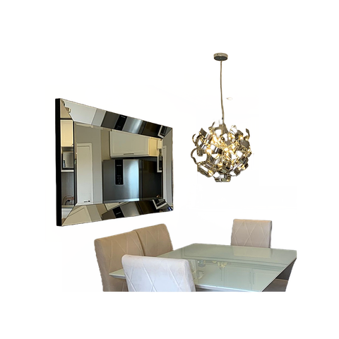 Espelho Chanfrado Pequeno Luxo 60x80 Cm